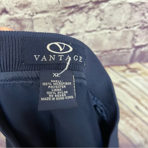 Vantage Blue Fishing Reel Therapy Embroidered Lined Pullover Jacket - Picture 9 of 13